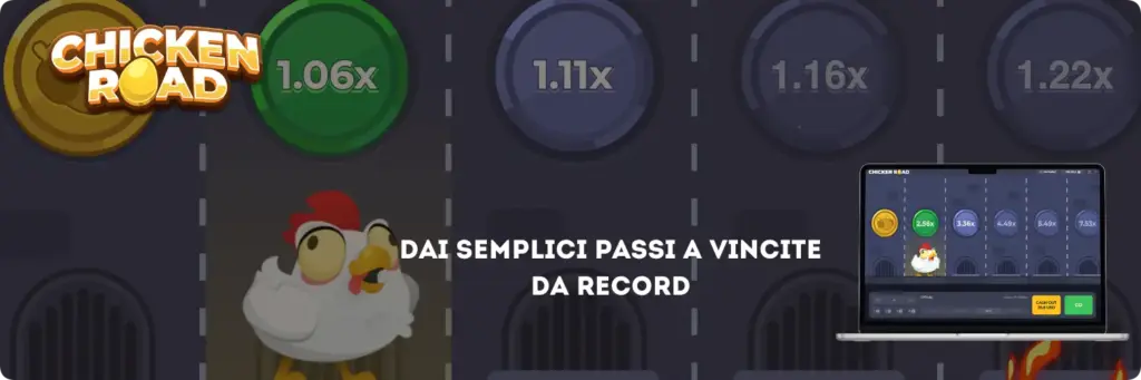 Confronto tra le impostazioni di difficoltà facile e alta in Chicken Road