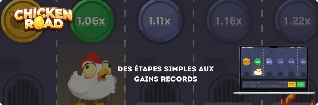 Comparison of easy and high difficulty settings in Chicken Road