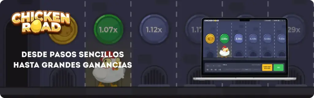 Comparación de configuraciones de dificultad fácil y alta en Chicken Road